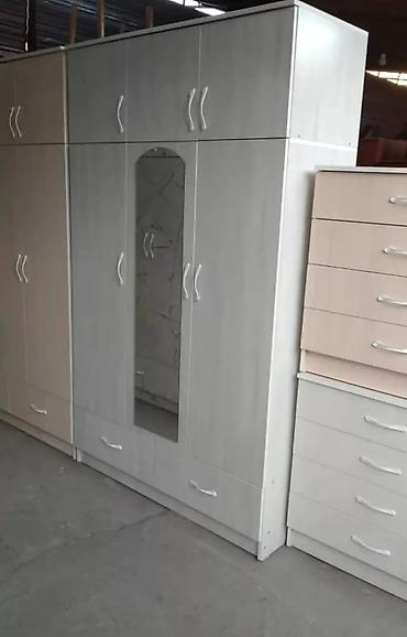 Шифоньеры, шкафы для одежды: Шифоньер, шкаф для одежды, Новый, Прямой, ЛДСП — 7