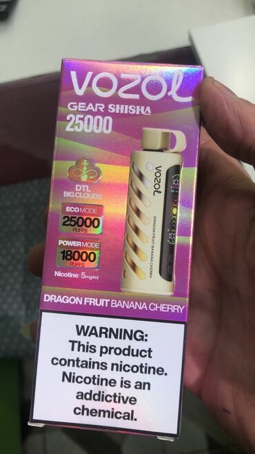 shisha: Əvvəla Salam Vozol Gear Shisha 25000 Bol Tüstülü Elektron Vape Tam