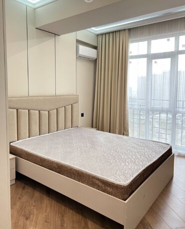 квартира 1 комнатная аламедин 1: 2 комнаты, 57 м², Элитка, 10 этаж, Дизайнерский ремонт