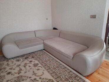 künc divan islenmis: Угловой диван, Б/у, Нераскладной, Без подьемного механизма
