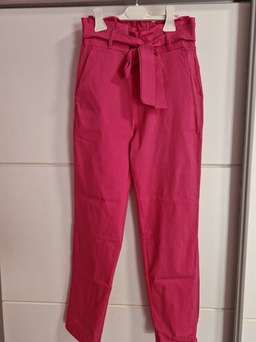 pantalone salvare letnje: S (EU 36), M (EU 38), L (EU 40), Visok struk, Ravne nogavice