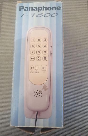 philips xenium x125: Panaphone T-1600 naqilli masa telefonu Xüsusiyyətlər: - Kompakt divar — 2