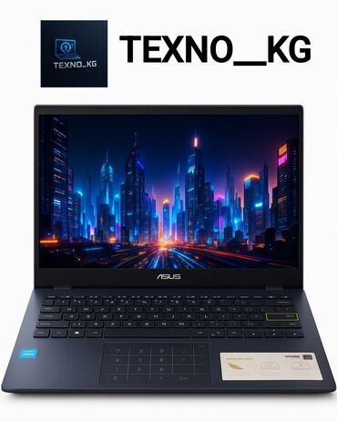 дешевые компьютеры: Ноутбук, Asus, 4 ГБ ОЭТ, Intel Pentium, 14 ", Жаңы, Жумуш, окуу үчүн, эс тутум SSD