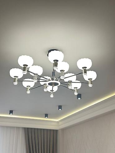 lüstr altlığı: Led Çılçıraq, 4 və daha çox lampa, Metal — 1