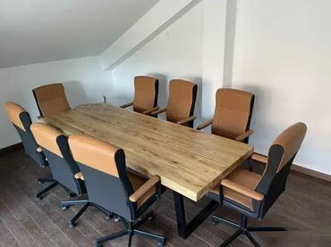 Stolovi: Kancelarijski stolovi Konferencijski sto od hrasta rustik masiv — 7