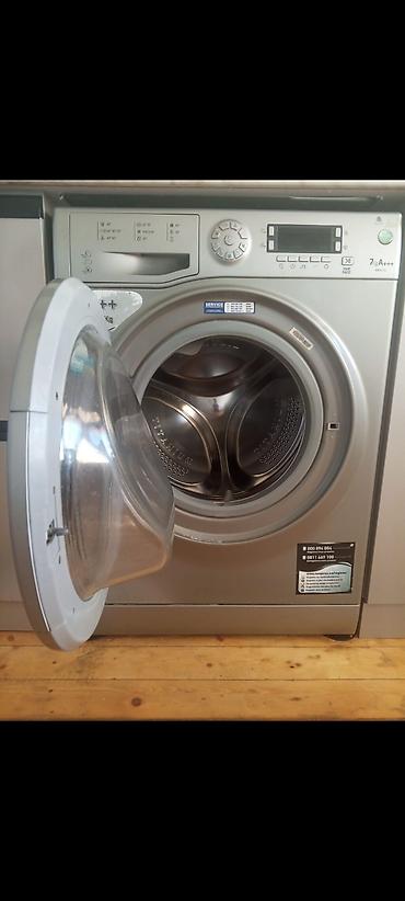 g8 masaj aparati: Paltaryuyan maşın Hotpoint Ariston, 7 kq, İşlənmiş, Avtomat, Qurutmasız, Ünvandan götürmə — 2