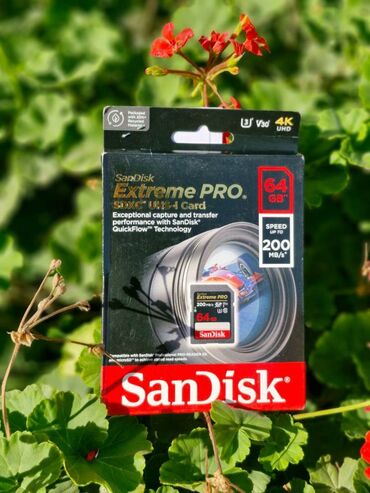 canon fotoaparat: Sd Kart Yaddaş Kartı Sandisk Extreme Pro 64 Gb Uhs-1 Klass 10