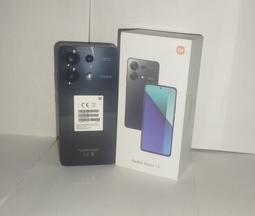Redmi: Redmi, Redmi Note 13, Б/у, 256 ГБ, цвет - Черный, 1 SIM, 2 SIM