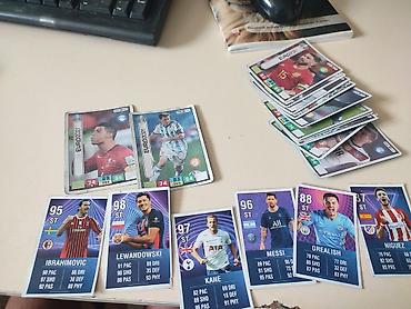 səs kartları: Futbol kolleksiya kartları paketi 140 + kart - Müxtəlif seriyalardan — 1