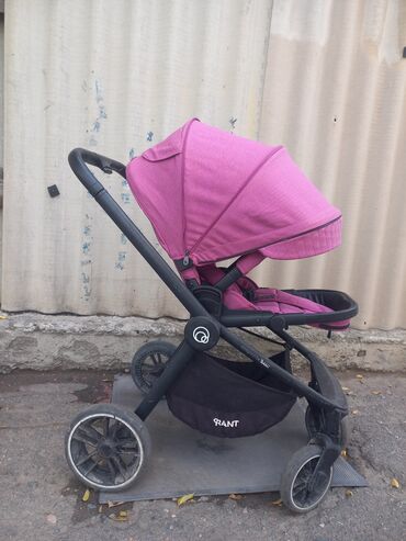 Коляски: Коляска, цвет - Розовый, Б/у — 6