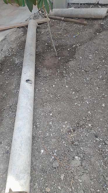mis borular qiyməti: Beton kanalizasiya/axıntı boruları azbis durba 3metr 1metr də üstündə — 3