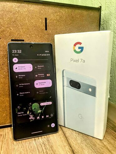 сот телефон: Google Pixel 7a, Колдонулган, 128 ГБ, түсү - Ак, 1 SIM, eSIM