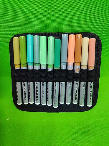 акриловая: Маркеры акриловые для детского рисования🖍️ Комплектация товара: 48 — 6