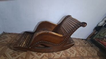 мебель кресло: Кресло-качалка, Б/у