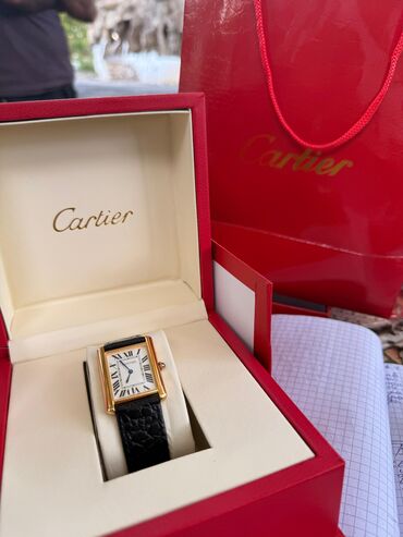Eynəklər: Qol saatı, Cartier, rəng - Qara
