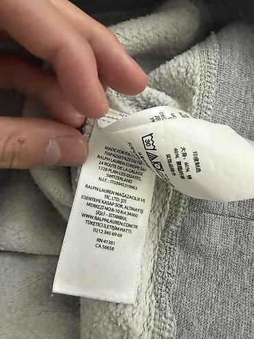 ник: Polo Ralph Lauren Gray Hoodie, Поло Ральф Лорен Худи Серый — 5