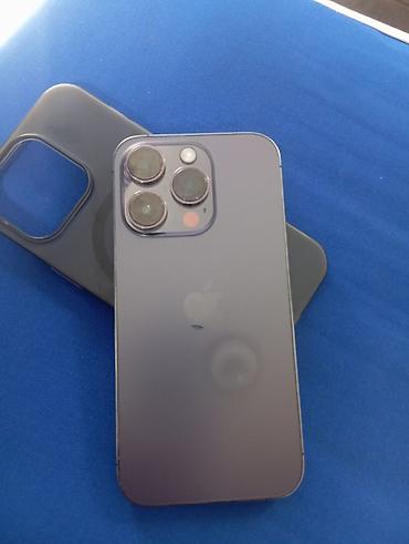Apple iPhone: IPhone 14 Pro, 128 ГБ, Deep Purple, Чехол, 79 % — 1