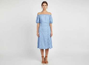 sukienki na wesele rozkloszowane allegro: Guess, Sukienka damska, rozmiar S