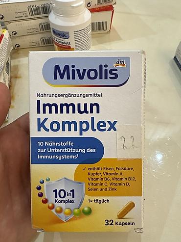 c vitamini tablet: Məhsul: Mivolis Immun Komplex – 10-u 1-də mikroqida kompleksi — 1