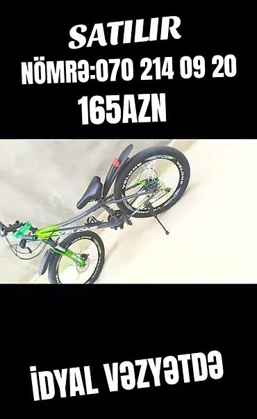 isma strong: Velosiped – dağ/şosse tərzində, markası “Velone”. - Rəng: boz-yaşıl — 1