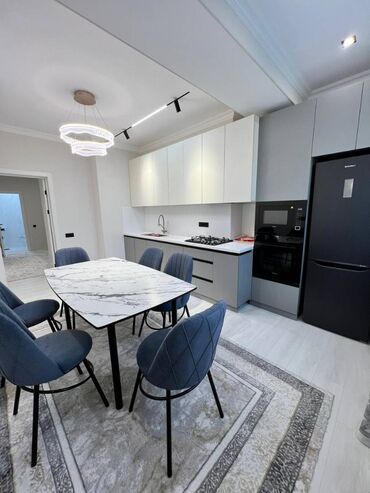квартира бишкек аренда долгосрочно дизель: 2 комнаты, 81 м², Элитка, 6 этаж, Дизайнерский ремонт