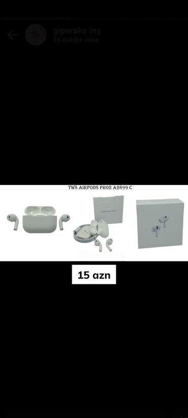 Qulaqcıqlar: Yeni Simsiz (Bluetooth) Qulaqcıqlar, Apple, rəng - Qara — 11