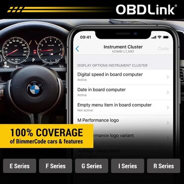Audio oprema za auto: OBDLink CX BLE Bluetooth OBD2 za Bimmercode iOS i Android OBDLink CX — 4