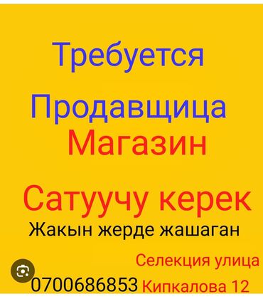 работа для студентов на дому: Талап кылынат Сатуучу консультант Иш тартиби: Нөөмөттүк график, Карьера жактан көтөрүлүү, Толук жумуш күнү