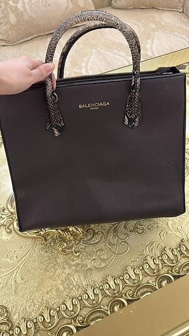 pari: Сумка Balenciaga Paris, структурированная шоппер/тоут. - Материал — 1