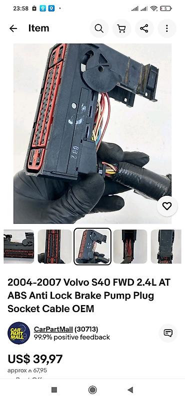 prius disk kalpagi: Volvo S40 üçün ehtiyat hissələri paketi 1) Yuxarı hava qəbul — 2