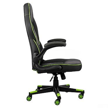 Ofis mebeli: Oyun kreslosu "KRESLO GAMING 2E CHAIR HEBI BK/GREEN" Şəhər: Bakı — 4
