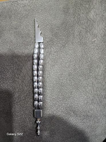 Чётки: Metal təsbeh – xüsusi dizaynlı - Material: tam metal, parlaq xrom ton — 2