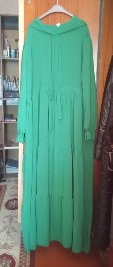 фатиновые юбки для девочек: Uzun xanım paltarları – bir neçə model və rəng - Model 1: Yaşıl at lalafo.az фатиновые юбки для девочек: Uzun xanım paltarları – bir neçə model və rəng - Model 1: Yaşıl