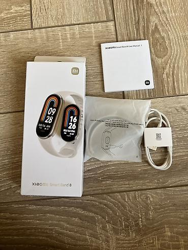 cd qolbaq: Yeni, Smart qolbaq, Xiaomi, Bluetooth, rəng - Ağ — 1