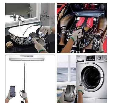 Другие аксессуары для компьютеров и ноутбуков: Эндоскоп - Камера c фонариком для Трудно доступных мест, 3,5 метра+ — 11