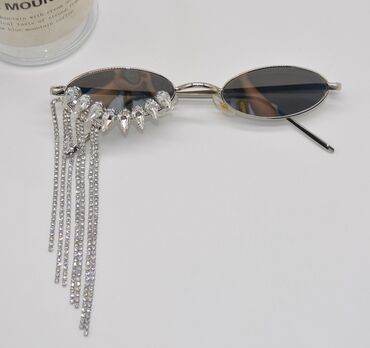 очки оптом: Солнцезащитные очки с декоративными стразами и цепями 👌
