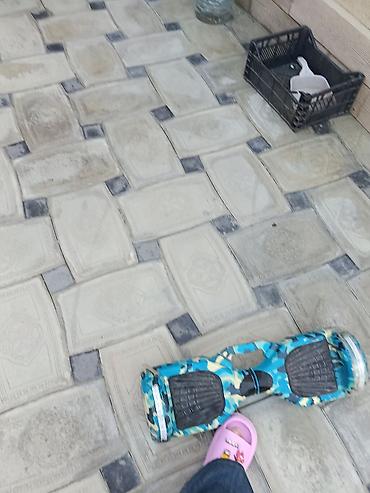 bilyard stolu: Elektrikli hoverboard – mavi-kamuflyaj dizayn - 2 təkərli, giroskop — 4