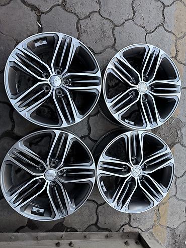 Литые Диски R 18 Hyundai, Комплект, отверстий - 5, Б/у