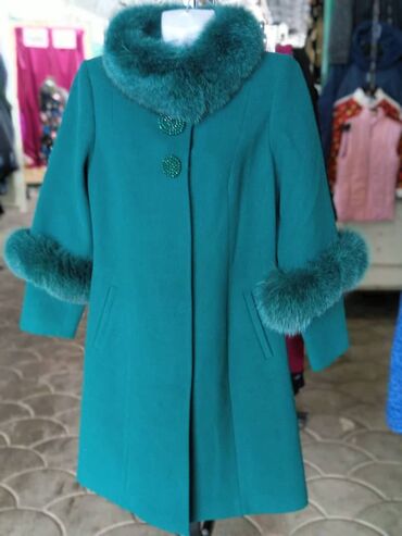 женское пальто с мехом: Пальто, Зима, M (EU 38)