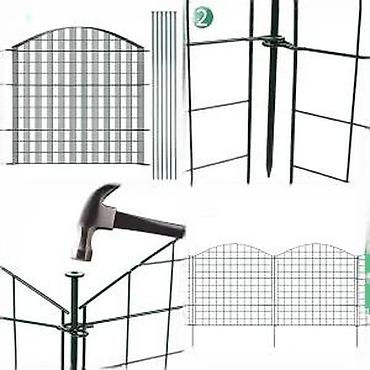 Baštenska dekoracija: Dekorativna baštenska ograda – komplet set cca 3,9 m - Tip — 15