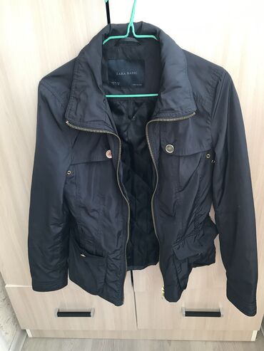 50 объявлений | lalafo.kg: Женская куртка S, цвет - Синий, Zara
