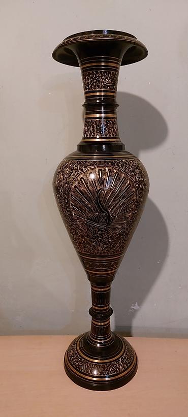 Вазы: 1970-ci illerin Hindustan istehsali guldanlar, hundurlukleri 75-cm — 3