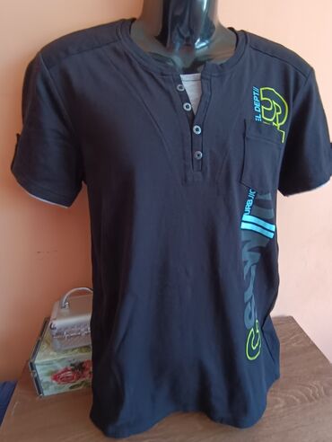 carlo colucci majice: T-shirt C&A, L (EU 40), color - Blue