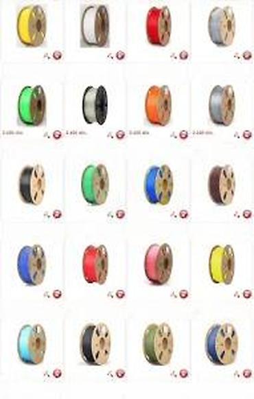 Ostali elektro materijali: PLA i PVA filament za 3D štampu – 1,75 mm, kotur 1 kg - Široka paleta — 18