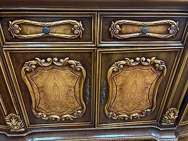 буфет: Qorka mebel - Material: tam ağac karkas, təbii ağac teksturaları və — 2