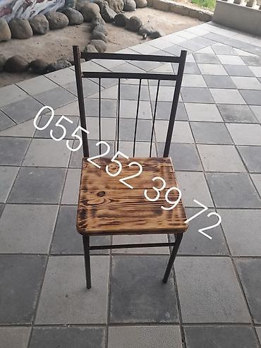 Masa və oturacaq dəstləri: Qonaq otağı üçün, Yeni, Açılmayan, Dördbucaq masa, 1 stul — 25