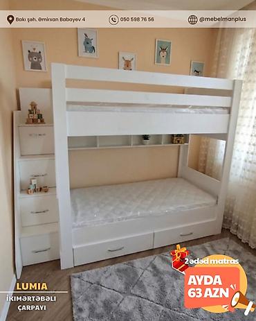 mebelman: İkinəfərlik, Bazalı, Pulsuz matras, Siyirməli, Rusiya, Mat laminat — 1
