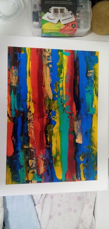 jela jagodina ugaone garniture: Painting, 60 x 45 cm, New