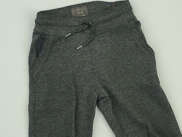 czarne spodenki cargo: Sweatpants, Primark, 4-5 years, 104/110, condition - Fair