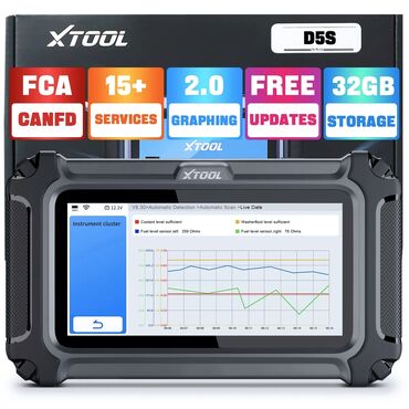 Alati za automobile: Novo - Xtool D5S OBD2 ABS,SRS,EPB / CAN FD FCA 16 Reset Auto — 3